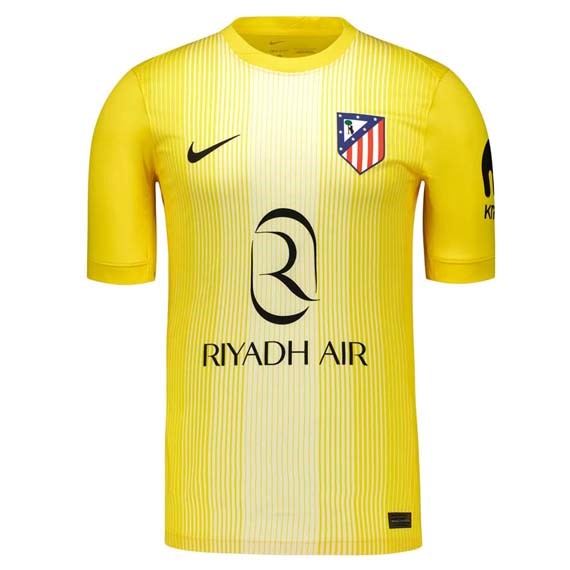 Tailandia Camiseta Atletico Madrid Portero 2025 2026 Amarillo